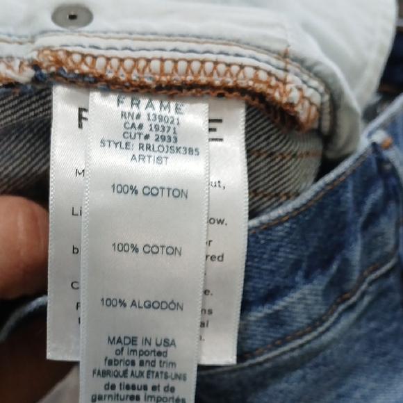 Frame Women's Blue Jeans, Gentle Used, Sz 26 - Picture 9 of 10